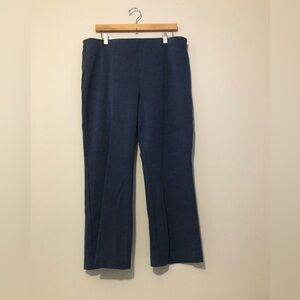 Talbots Montauk Pant Women’s Size 16 Elastic Waist Denim-Color Stretch Pants